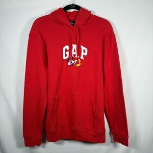 GAP Red‎ Hoodie Sweatshirt Vibrant Pullover